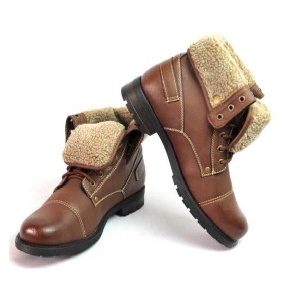 Polar Fox Men's Combat Style Desert Ankle Boots - Picture 2 of 8